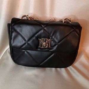 NWT Badgley Mischka Black Crossbody Purse